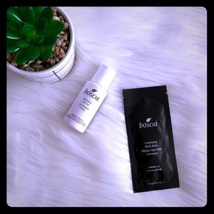 Boscia Exfoliating Peel Gel+Luminizing Black Mask